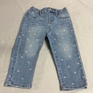 OshKosh B'gosh - Blue Jeans with Heart Pattern